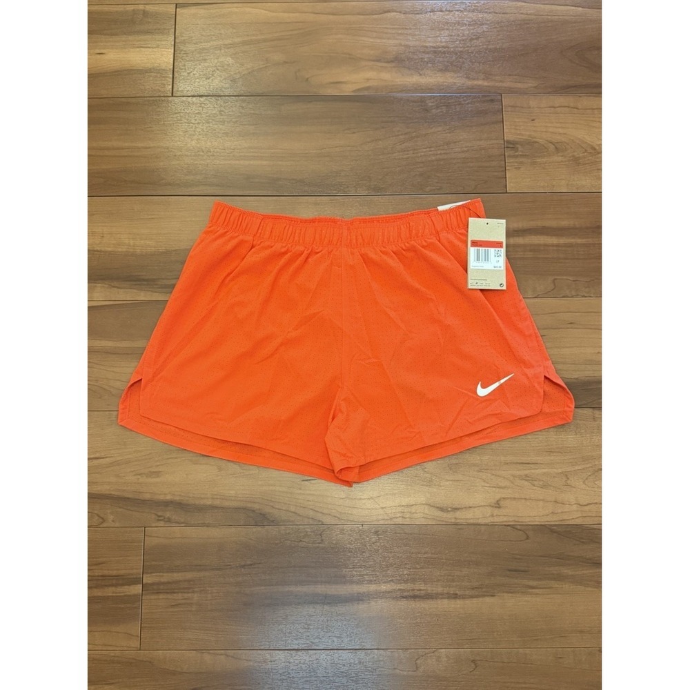 Nike Dri-FIT 3" Fast Lined Running Shorts Light Crimson FN3355-696 Men's Large L